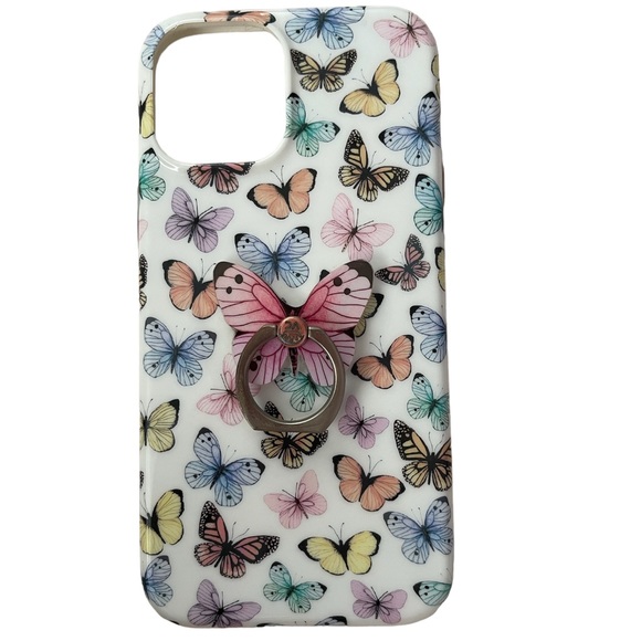 Velvet Caviar ‘Give Me Butterflies’ IPhone 12 Pro Max Case Butterfly Phone Ring - Picture 3 of 8